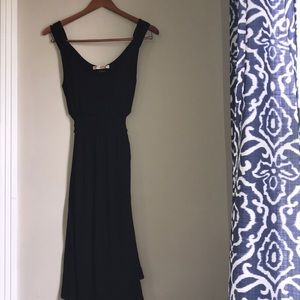 Black maternity tank dress